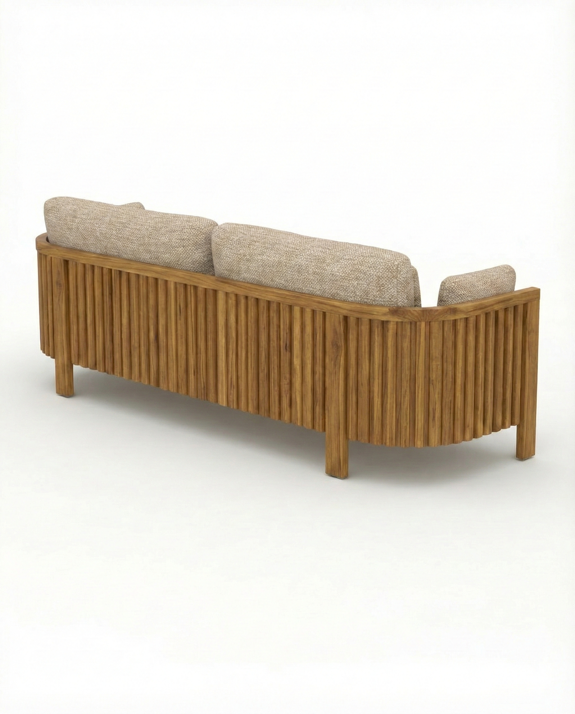 Meridian Sofa Natural Teak